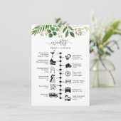 かわいらしグ結婚リーズゲスト日程 アドバイスカード (スタンド正面)