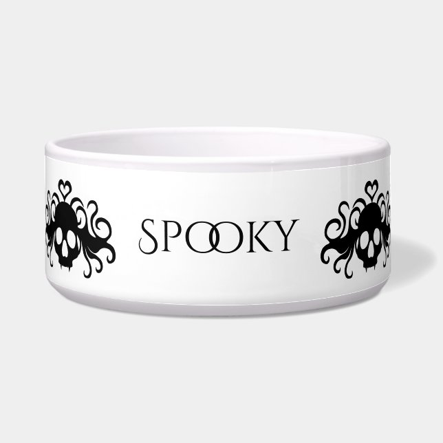 かわいらしゴシックスカル ボウル (正面)