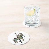 かわいらしゴーメリーラウンド回転木馬ウマ ラウンドペーパーコースター (インサイチュ)