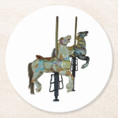 かわいらしゴーメリーラウンド回転木馬ウマ ラウンドペーパーコースター (正面)