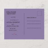 かわいらしシンプルスターフィッシュ保存日 案内ポストカード (裏面)