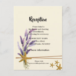 かわいらしシンプル披露宴カード 案内ポストカード