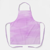 かわいらしシンプル紫ラベンダー水彩画家 エプロン (正面)