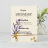 かわいらしシンプル魚婚式プログラム 招待状 (スタンド正面)