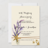 かわいらしシンプル魚結婚記念日 招待状 (正面)