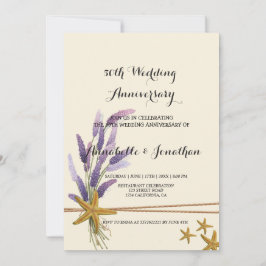 かわいらしシンプル魚結婚記念日 招待状