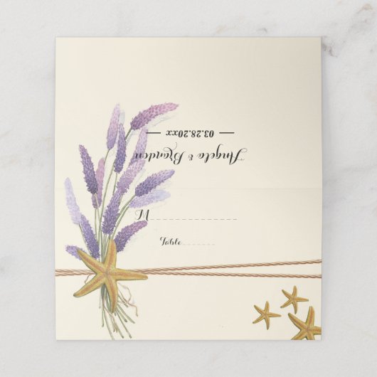 かわいらしシンプル魚 プレイスカード (外部開封)