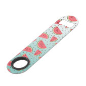 かわいらしスイカの薄切り種子 スピード栓抜き (正面アングル)