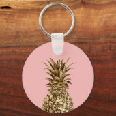 かわいらしスタイリッシュガーリー金ゴールド キーホルダー (正面)