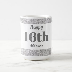 かわいらしスタイリッシュパーソナライズされた誕生日マグギフト16日 コーヒーマグカップ