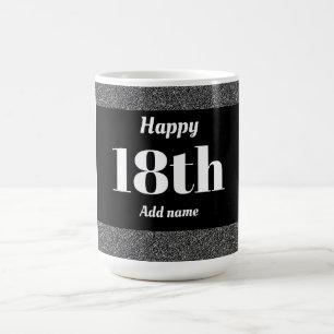かわいらしスタイリッシュパーソナライズされた誕生日マグギフト18日 コーヒーマグカップ