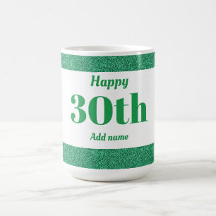かわいらしスタイリッシュパーソナライズされた誕生日マグギフト30日 コーヒーマグカップ