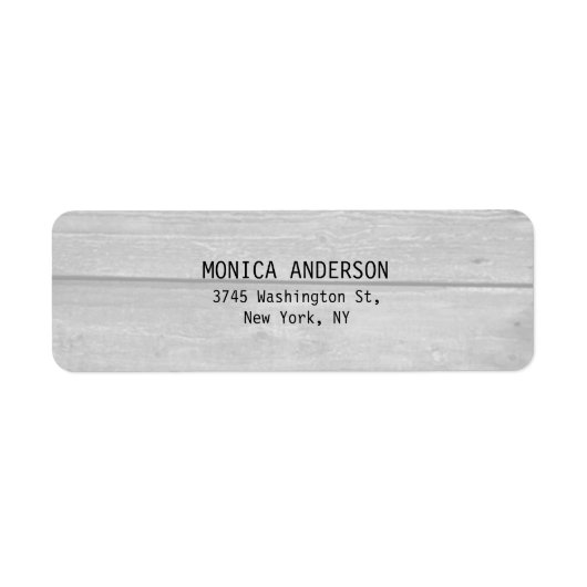 かわいらしスタイリッシュ白木モダン ラベル (正面)