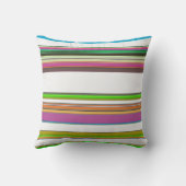 かわいらしストライプ クッション (裏面)