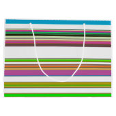 かわいらしストライプ ラージペーパーバッグ (裏面)