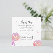 かわいらしタンデロン葬儀サンキューカード 招待状 (スタンド正面)