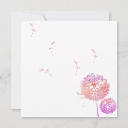 かわいらしタンデロン葬儀サンキューカード 招待状 (裏面)