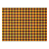 かわいらしタータンチェック、スコットランドプレイド、イエローレッドブラック テーブルクロス (正面(横))