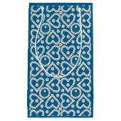 かわいらしデイジーチェーンオンブルーカスタム抱き枕 スモールペーパーバッグ (正面)