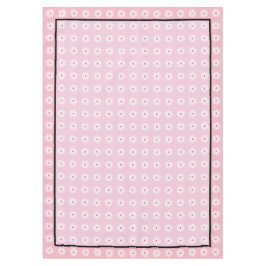 かわいらしデイジーフランスのとピンと黒縁ど テーブルクロス