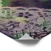 かわいらしデイジー混合メディアとして ポスター (角)