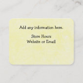 かわいらしデイジー自然名刺 名刺 (裏面)