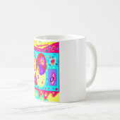 かわいらしデザインクラシック コーヒーマグカップ (正面右)