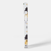 かわいらしデザインモノグラムのイニシャル松クリスマス Case-Mate iPhoneケース (裏面 / 左)