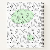 かわいらしトレンディーミニマルモダン植物学 ノートブック (裏面)