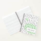 かわいらしトレンディーミニマルモダン植物学 ノートブック (内部)