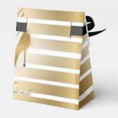 かわいらしハイヒールシューズ「女の子の最高の友達」 フェイバーボックス (裏面サイド)