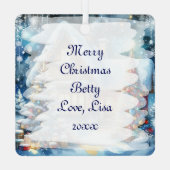 かわいらしハウスインフェスティバルクリスマス メタルオーナメント (裏面)