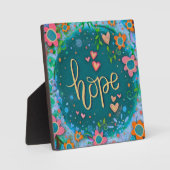 かわいらしハートインスパイアフラワーズホープ フォトプラーク (正面)