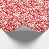 かわいらしハートカスタムラッピング紙 ラッピングペーパー (角)