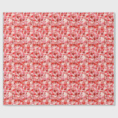 かわいらしハートカスタムラッピング紙 ラッピングペーパー (フラット)