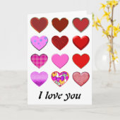 かわいらしハートタトゥーII |愛+あなたのアイディア カード (黄色い花)