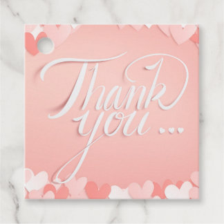 かわいらしハートデザイン フェイバータグ