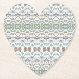 かわいらしハート ペーパーコースター