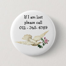 かわいらしバラで鳩連絡声