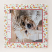 かわいらしバラペットフォトパズル ジグソーパズル (横)