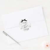 かわいらしバラ結婚式用シール ラウンドシール (封筒)