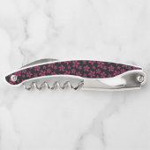 かわいらしバラ色フローラ ソムリエナイフ (裏面)