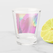 かわいらしバラ花びら- ショットグラス (裏面)