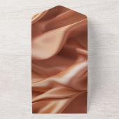 かわいらしバラ金ゴールドロマンフェイクトサ結婚チン オールインワン招待状 (外側)