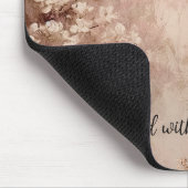 かわいらしバラ金ゴールド絵を描アンティークフローラ マウスパッド (コーナー)