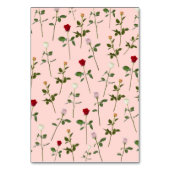 かわいらしバラ テーブルナンバー (裏面)