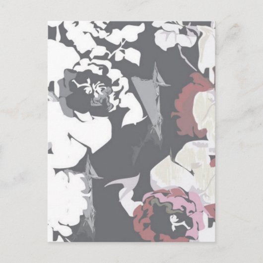 かわいらしバラ ポストカード (正面)