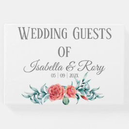 かわいらしバラ&ユーカリ結婚ブーケ ゲストブック