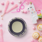 かわいらしパターン（の模様が）あるデザイン付き紙アート椀 ペーパーボウル (パーティー)