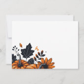 かわいらしパンプキ結婚ンス セーブザデート (裏面)